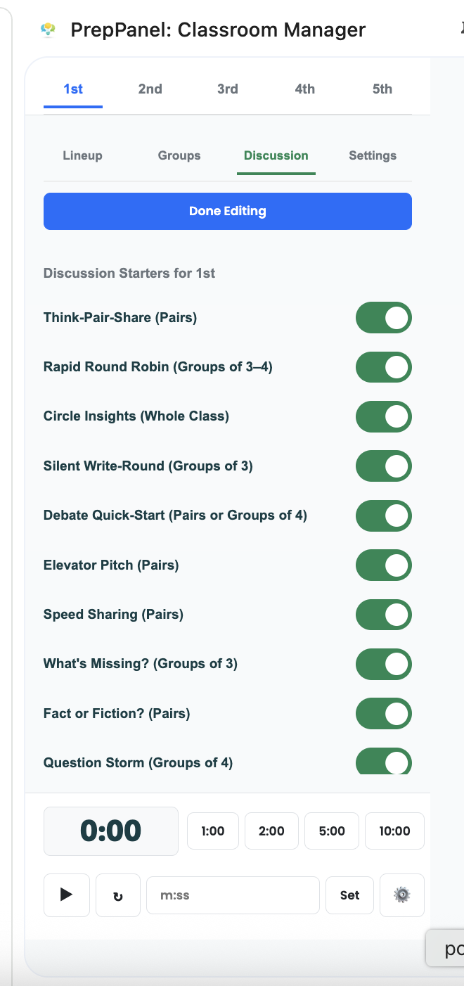 Discussion Protocol Library