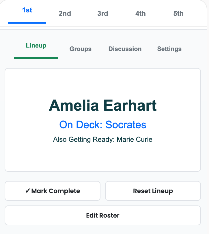 Queue-Based Calling Interface